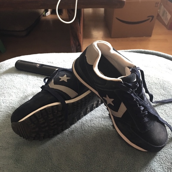 Converse Navy Blue Retro Jogger steel toe shoe - Picture 2 of 5